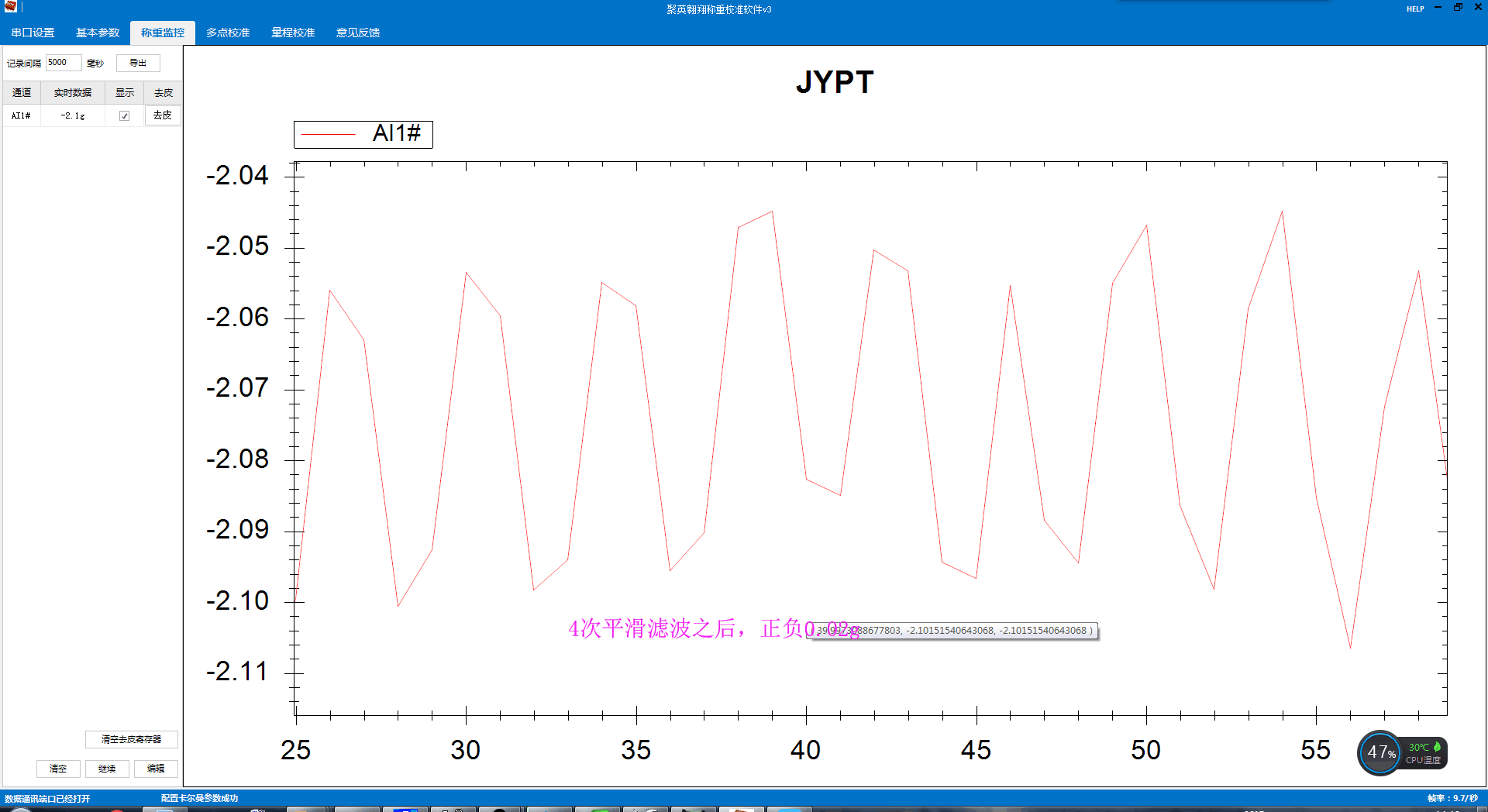 GCZ03稱重變送模塊應(yīng)用界面 GCZ03稱重變送模塊應(yīng)用界面
