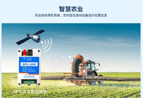 在農業領域，GPS/北斗導航定位為米級別