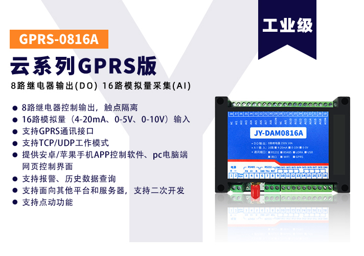 JY-GPRS-0816A云系列，數據透傳