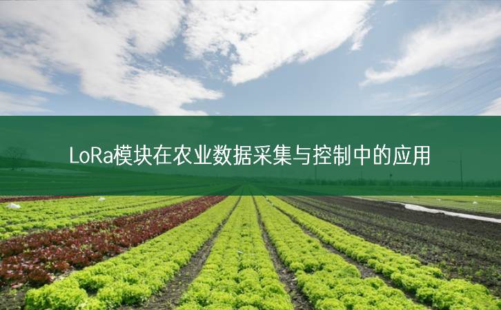LoRa模塊在農業數據采集與控制中的應用
