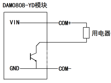 DAM-1600DO-YD 工業級IO模塊接線圖