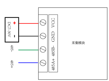 有機蒸汽傳感器RS485接線