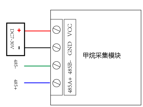甲烷氣體傳感器接線方式
