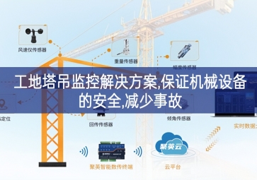 「智慧工地」工地塔吊監控解決方案,保證機械設備的安全,減少事故