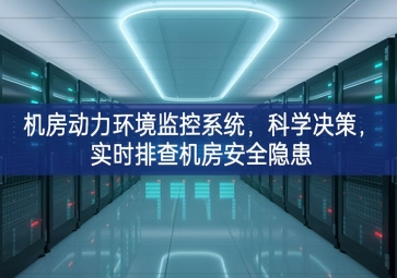 機房動力環境監控系統，科學決策，實時排查機房安全隱患