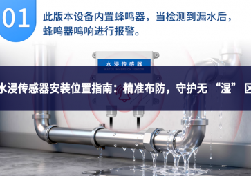 水浸傳感器安裝位置指南：精準(zhǔn)布防，守護無 “濕” 區(qū)