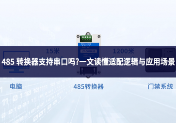 485 轉(zhuǎn)換器支持串口嗎?一文讀懂適配邏輯與應(yīng)用場(chǎng)景